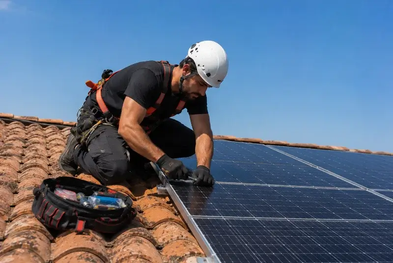 Maintenance et monitoring de panneaux solaires à Manigod